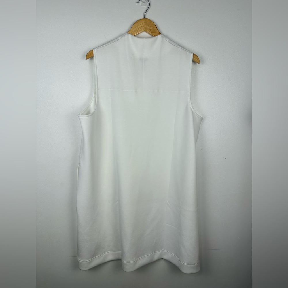 Spanx AirEssentials White V Neck Pockets Mini Dress Plus Size 2X NWT - Picture 8 of 9